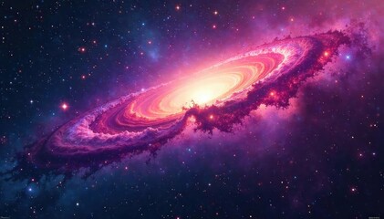 Wall Mural - Stunning nebula in a distant galaxy, vibrant colors and cosmic dust , deep space, globular cluster