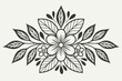 © spromi - Elegant and detailed floral silhouette design for decorative botanical and nature artwork