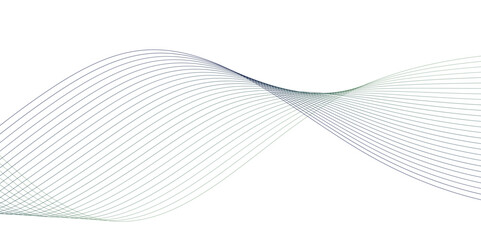 Wall Mural - abstract colorful glowing wave curved lines background. abstract frequency sound wave lines and tech