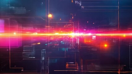 Wall Mural - digital network flow: abstract representation of data streams, network connections, and digital flow