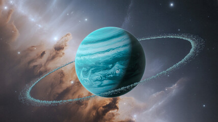 Wall Mural - Satellite swim in space 