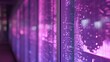 © Diego - Server racks processing big data with purple lights in a modern data center