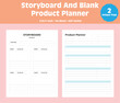© RL Creative Studio - Storyboard And Blank , Planner , Journal, Template , KDP