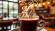 © VitorCosta - cup of coffee on wooden table
