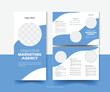 © WahidaVect - Corporate business trifold brochure template design, Creative and Professional tri fold brochure vector design, modern trifold business brochure