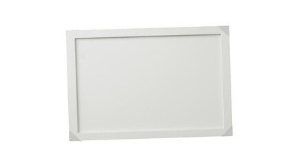 Plain frame mockup isolated on transparent background
