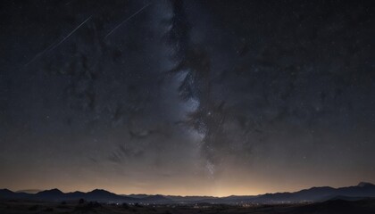 Wall Mural - Stunning night sky panorama, countless stars scattered across the universe ,  beauty,  pattern
