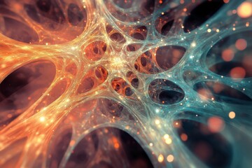 Wall Mural - Abstract Cosmic Web