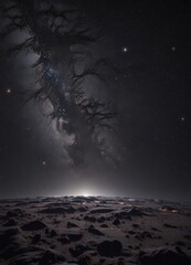 Wall Mural - Vast, inky expanse of countless stars, cosmic dust ,  sparkle,  universe