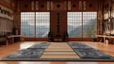 Master Ancient Techniques in a Traditional Martial Arts Dojo Equipped with Premium Tatami Mat Flooring