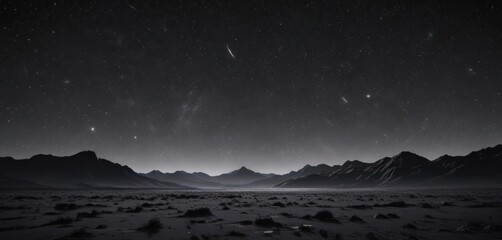 Wall Mural - vast, inky black sky ablaze with countless sparkling stars , universe, starlight