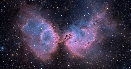 cosmic butterfly nebula