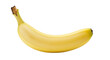 © Matt - Single ripe banana with brown spots on transparent background