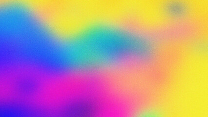 Canvas Print - vibrant spectrum blending into grainy texture. abstract background with grain texture