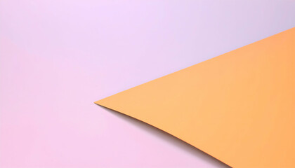 Wall Mural - minimalist geometric abstract background with blue and yellow gradients featuring soft colors and mo