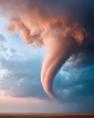 Poster - Climate Crisis Visual Apocalyptic Tornado Capturing Extreme Weather Dynamics for Environmental Awareness and Immersive Documentary Content