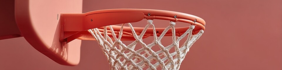 Aufkleber - Minimalist Sports Performance High-Impact Basketball Hoop Design for Brand Storytelling, Digital Marketing, and Athletic Inspiration in Clean Aesthetic