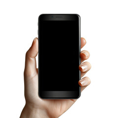 Wall Mural - smartphone in hand personal technology showcase minimal background digital lifestyle captured perspe