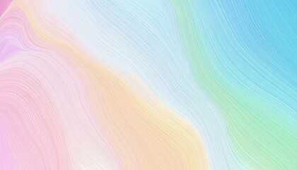 Wall Mural - gentle pastel swirls of color create a flowing wavy textured background for design projects
