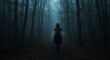 © Siasart Studio - Illustration of Girl in Dark Forest