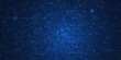 © nongkran_ch - Vector Illustration design. Blue matrix binary datum code, grid pixel pattern background. 0 and 1 numbers of program code. Digital data futuristic technology, computer software programming concept