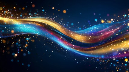 Wall Mural - plasma-woven warp is an abstract futuristic illustration that embodies the idea of 3d speed tunnel w