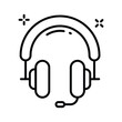 © DesignView - A well designed outline icon of headset support