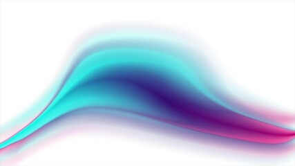 Poster - Abstract blue and purple liquid wave elegant smooth background. Seamless looping wavy gradient motion design. Video animation Ultra HD 4K 3840x2160