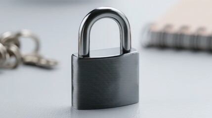 Wall Mural - quantum-fast asset lock icon concept showcase for secure capital transfer and financial investment s