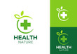 © nubikor - medical leaf logo design. simple modern nature health care symbol vector graphic