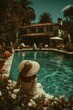 © Fire Light - Relaxing by the pool, a sunny, elegant scene