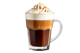 Irish coffee, transparent background