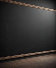 Wall Mural - Dark, textured black chalkboard surface  Ideal for education, announcements, or design ,  monochrome,  rustic,  backdrop