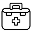 © ilham - first aid kit Line Icon