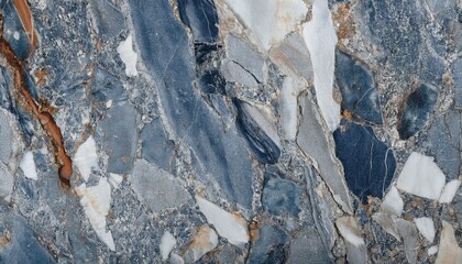 Aufkleber - abstract blue and orange marble texture with textile pattern for luxury print, branding, web background, or modern interior design

