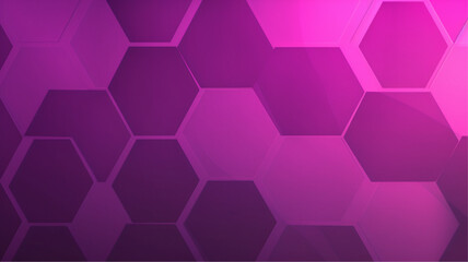 Wall Mural - a modern background, featuring a solid purple base color, white geometric shapes like hexagons