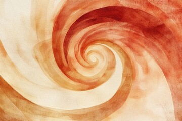 Wall Mural - Abstract Swirl Pattern in Warm Earthy Tones for Artistic Background