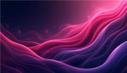 Wall Mural - Abstract blue purple and red background with flowing waves and swirling light patterns