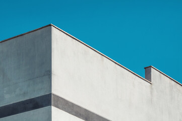 Poster - Abstract architecture, Close up of a buildding rooftop
