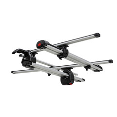 Poster - A car roof-mounted bike rack