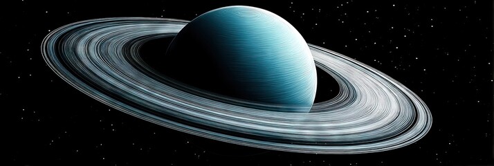 Wall Mural - photo of planet saturn in space 