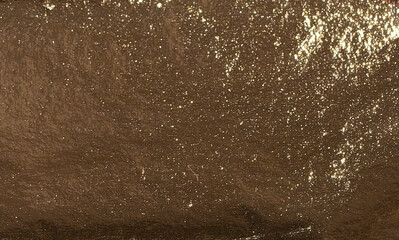 Poster - Shiny metallic foil texture with a sleek, pearlescent finish. Bright, glimmering surface with a