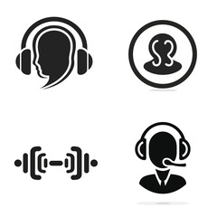 Wall Mural - Universal Translator - Vector icon, simple icon, isolated on white  -  