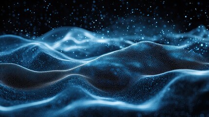 Wall Mural - big data & ai flow: neural networks, analytics, and machine learning for future innovation.
