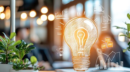 Aufkleber - Illuminated Ideas Business Growth Strategy Planning