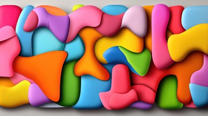 Poster - Colorful pattern background with soft texture and gradients in vibrant modern hues