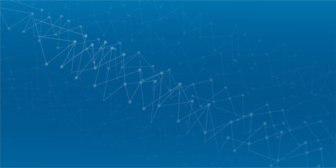 Abstract Technology Network Background Illustration. modern vector