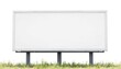 © Sourithideth - Blank billboard isolated on white background, ready for your design  Perfect for mockups and advertising presentations ,  media,  poster