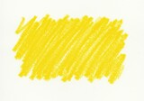Yellow crayon scribble on white paper, creating a textured background