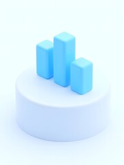 Wall Mural - 3d technology three-dimensional icon internet finance cloud computing storage element